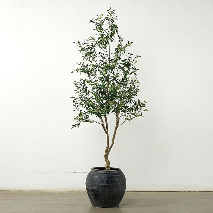 Artissance 83" Tall Artificial Olive Tree, Realistic Faux Olive Plant for Indoor Home, Living Roo... | Amazon (US)