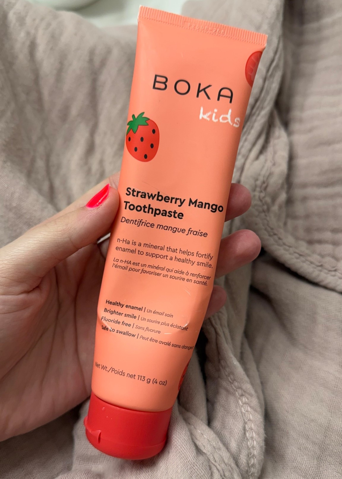 As a health conscious mama, i love this toothpaste for my 18 month old. Clean ingredients, non toxic and gets the job done! Plus my girl LOVES it

#LTKBaby #LTKBeauty #LTKmomlife