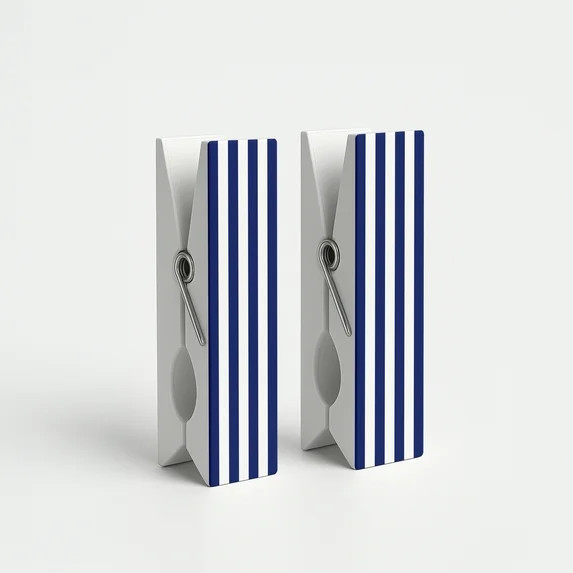 Mainstays Beach & Pool Towel Clips, Blue Stripe | Walmart (US)