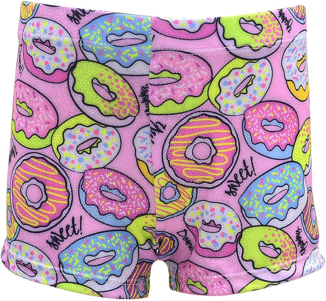 Aosva Little Big Girls' Sparkle Dance Tumbling Athletic Gymnastics Short 2-14Years | Amazon (US)