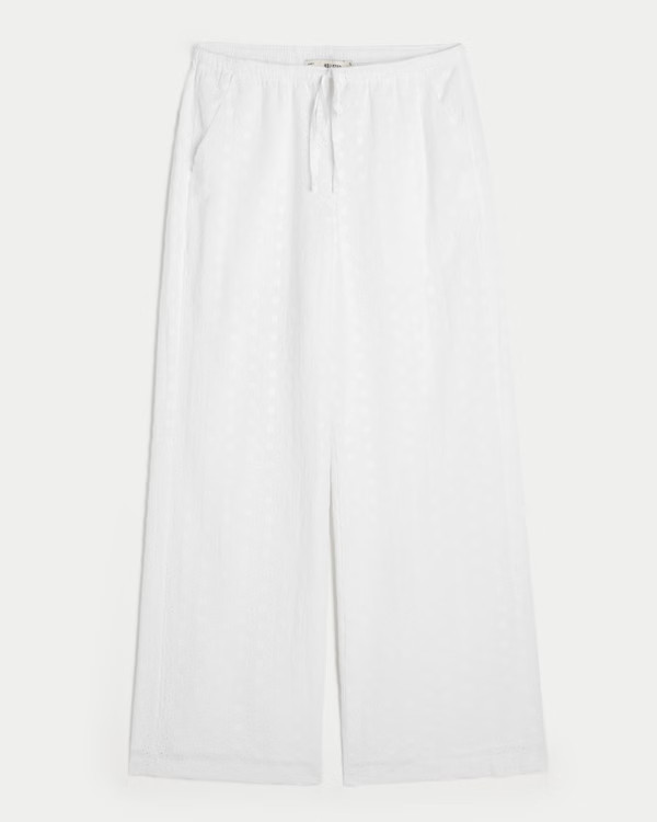 Eyelet Pull-On Baggy Pants | Hollister (UK)