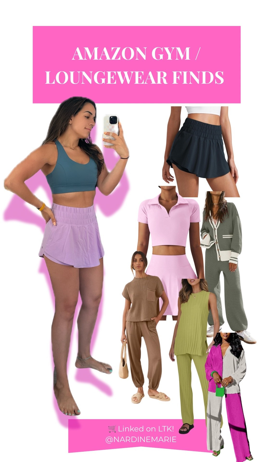Rounding up my favorite gym & loungewear pieces! 💪🏼🧘🏽‍♀️
These are the items I seriously wear on repeat — whether I’m running errands, lounging around the house, or getting a quick workout in.
🛍️ Super budget-friendly
🖤 Comfy AND flattering
✨ Mix & match staples that never go out of style

I love when I find pieces that I actually reach for every single week — and these are those!
Linked my go-to faves for anyone needing a little activewear refresh 💫
#LoungewearLove #ActivewearFinds #ComfyAndCute #AmazonFinds #ClosetStaples #OnRepeat #EverydayStyle #MomStyle #GymToStreet #AffordableFashion

#LTKSeasonal #LTKFindsUnder100 #LTKSummerEdit