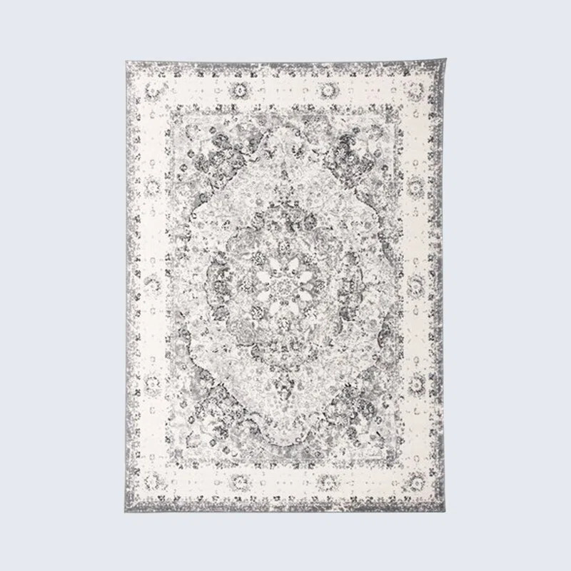 Hector Performance Oriental Gray/Ivory/Black Indoor Rug | Wayfair North America