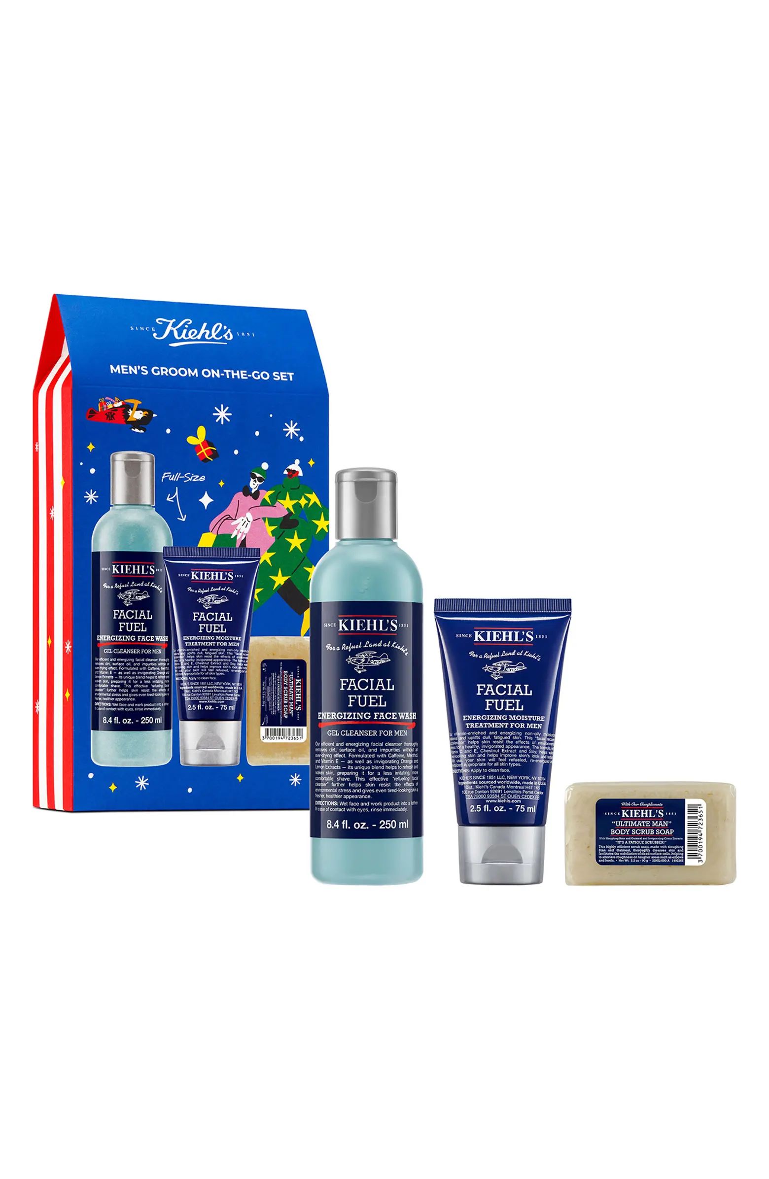 Kiehl's Since 1851 Men's Groom on the Go Set USD $59 Value | Nordstrom | Nordstrom