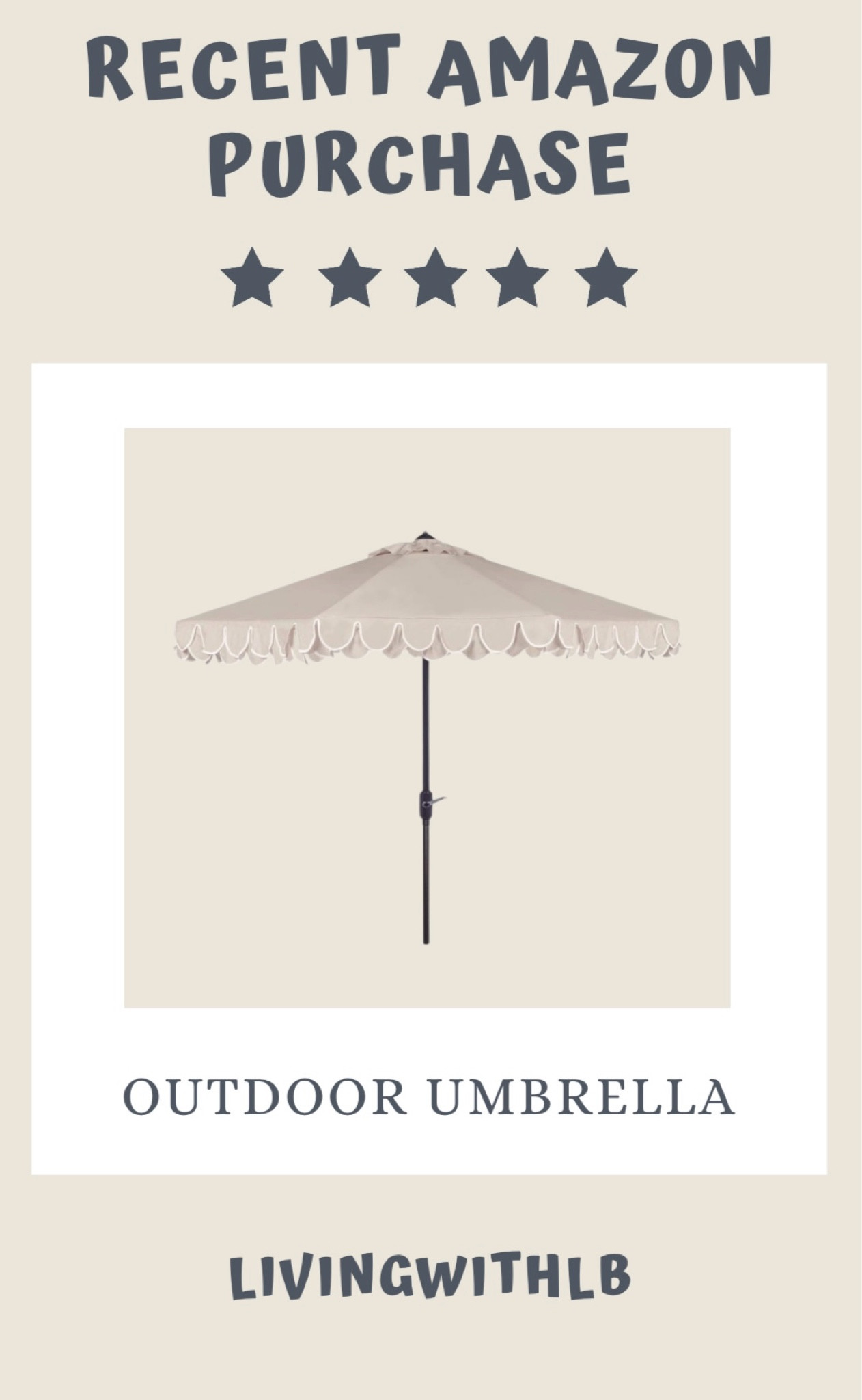 the cutest outdoor umbrella for your summertime backyard 

#LTKSeasonal #LTKhome #LTKfamily