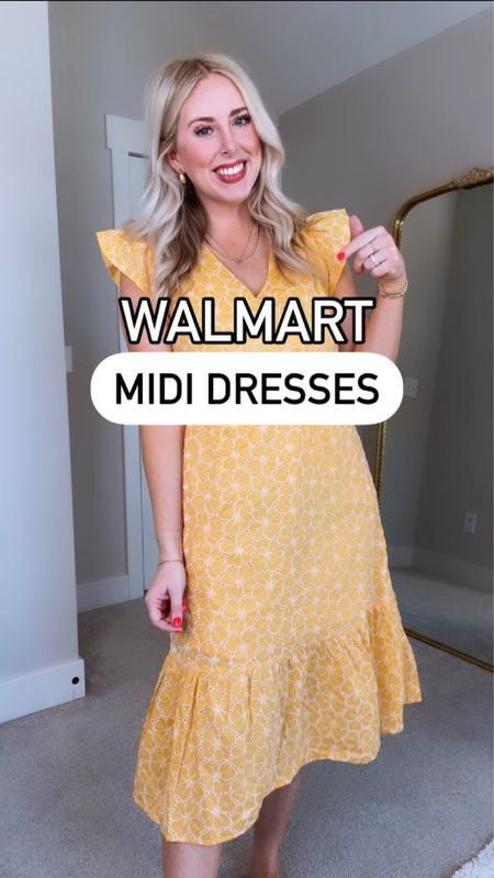 Instagram reel, Walmart midi dress, time and tru, free assembly, Walmart outfit, Walmart fashion, Walmart try on, spring dress

#LTKfindsunder50 #LTKSeasonal #LTKstyletip