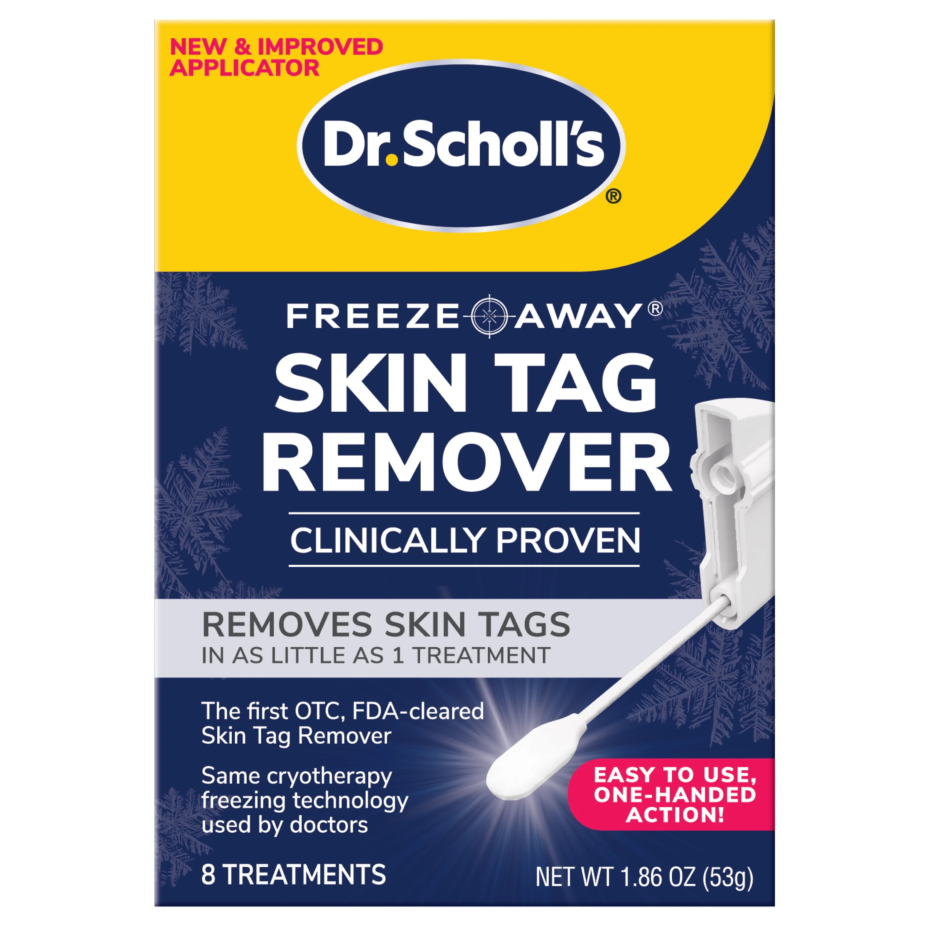 Dr. Scholl's Freeze Away Skin Tag Remover (8 Ct) - Ingredients; Dimethyl Ether, Propane, Isobutan... | Walmart (US)