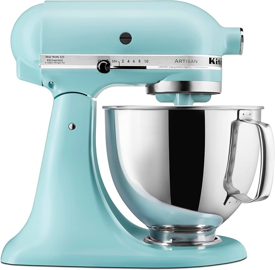 KitchenAid Artisan Series 5 Quart Tilt Head Stand Mixer with Pouring Shield KSM150PS, Mineral Wat... | Amazon (US)