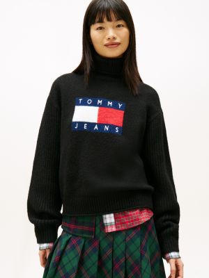 Tommy Jeans Flag Logo Turtleneck Sweater | Tommy Hilfiger | Tommy Hilfiger (US)