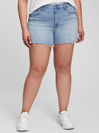 4" High Rise Denim Shorts with Washwell | Gap (US)