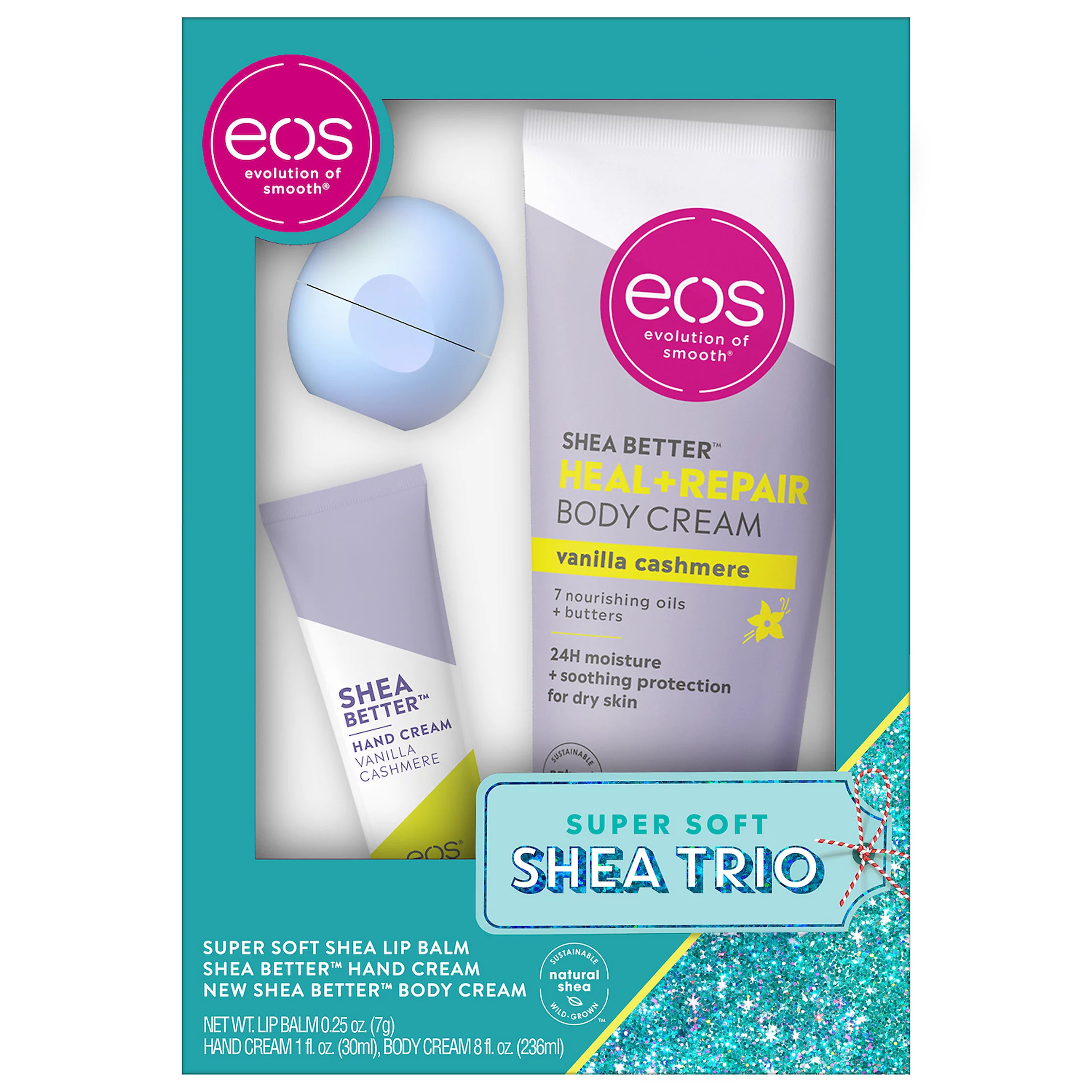 eos Holiday Super Soft Shea Trio 3-Pack | Kohl's