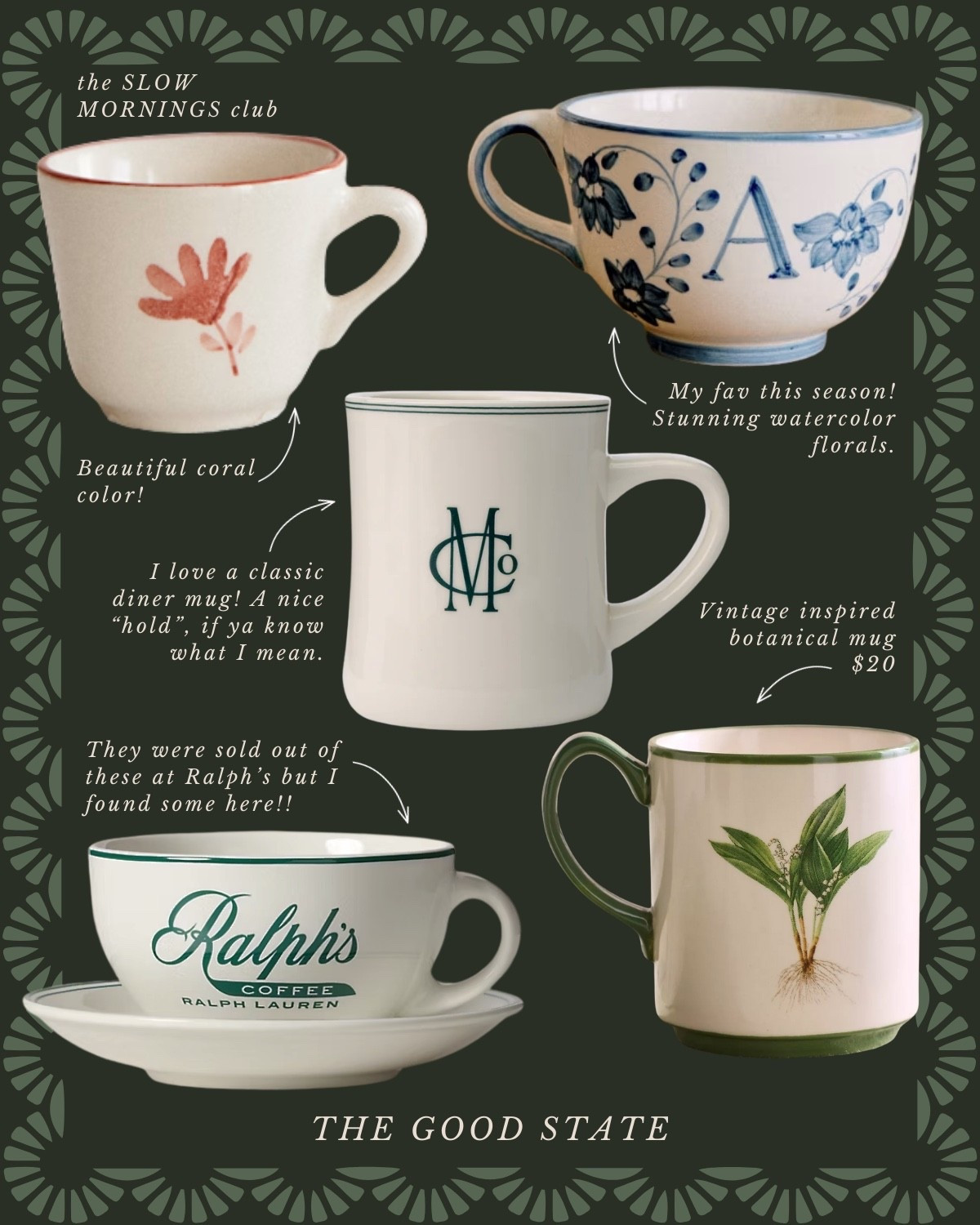 This collection is for those who embrace the slowed down rhythms on an early morning. For the ladies who linger with a cup of coffee in one hand and a journal in the other. For the ones who take notice of the sunlight dancing through the windows and breathes deep the aroma of freshly ground coffee as it’s prepared for the french press. This collection is for those who enjoy matching pajama sets and have one too many coffee mugs (if having too many is even possible). This is for those who are slowing down—even if just internally—in whatever season of life they find themselves in. This is for you☀️

#LTKSaleAlert #LTKFindsUnder50 #LTKfitnessgoals