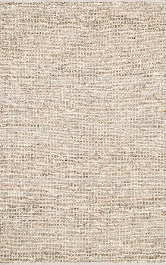 Loloi EDGE Area Rug, 5-Feet by 7-Feet 6-Inch, Ivory | Amazon (US)