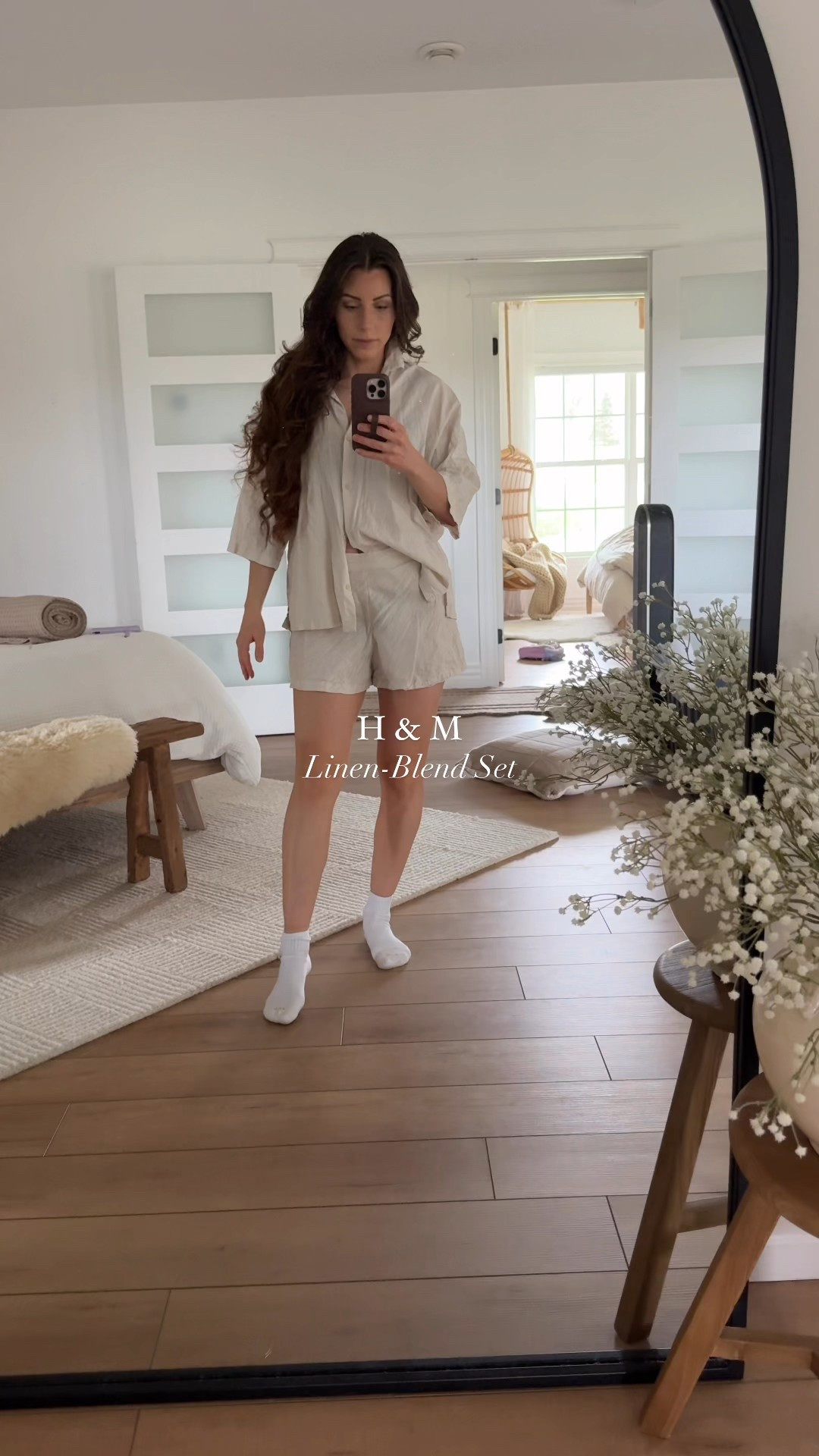 Cash has the zoomies and the room is mid-shoot chaos BUT this linen-blend set from H&M is my go-to. So light and airy! 

#LTKsummer #LTKcanada #LTKsale