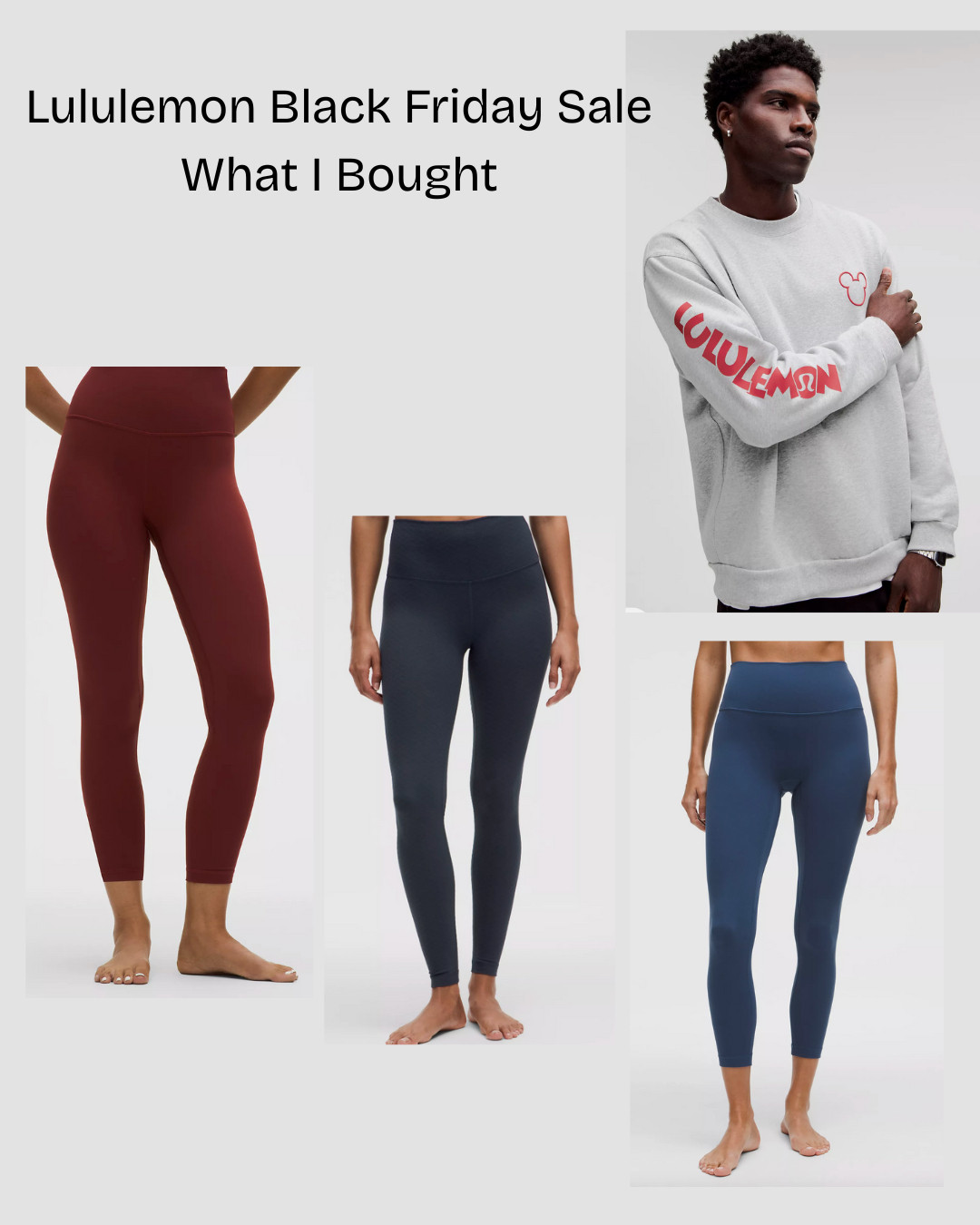 What I Bought - Lululemon Black Friday Sale Edition  

 #LTKCyberWeek #LTKSaleAlert