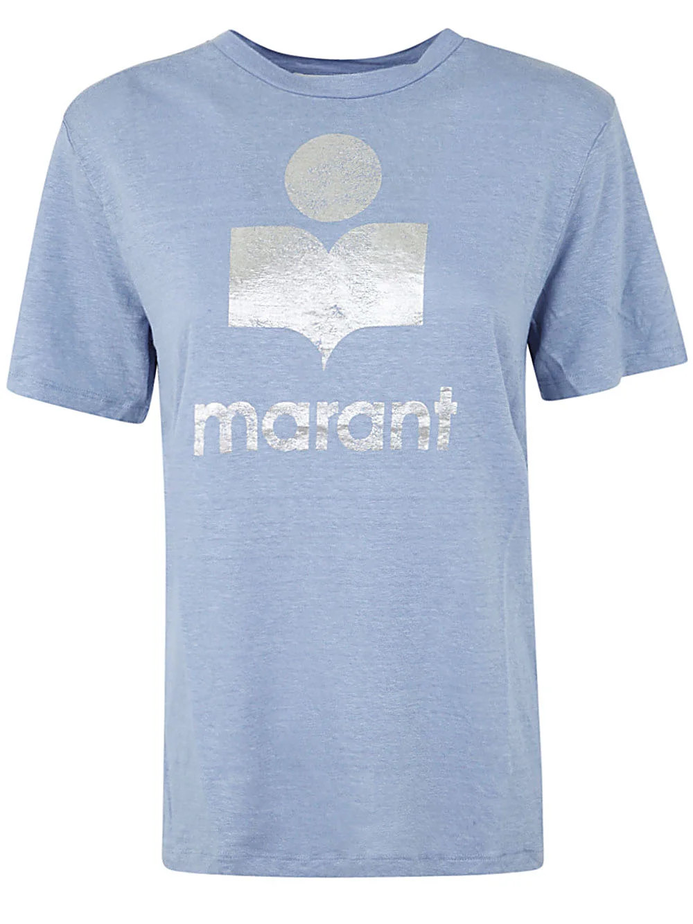 Isabel Marant Logo Printed Crewneck T-Shirt | Cettire Global