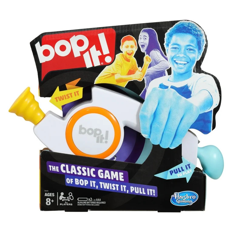Bop It! Electronic Game for Kids Ages 8 and Up, Kids Board Games for 1+ Players, Kids Gifts | Walmart (US)