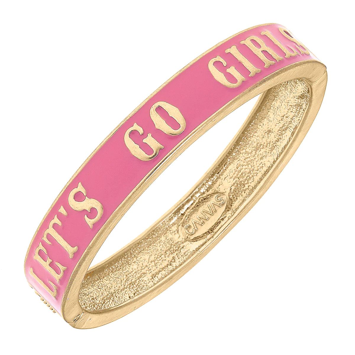 CANVAS Style x AP Style Let's Go Girls Bangle in Pink | CANVAS