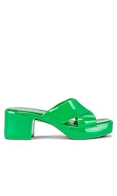 Jeffrey Campbell Bubblegum Mule in Green Shiny from Revolve.com | Revolve Clothing (Global)