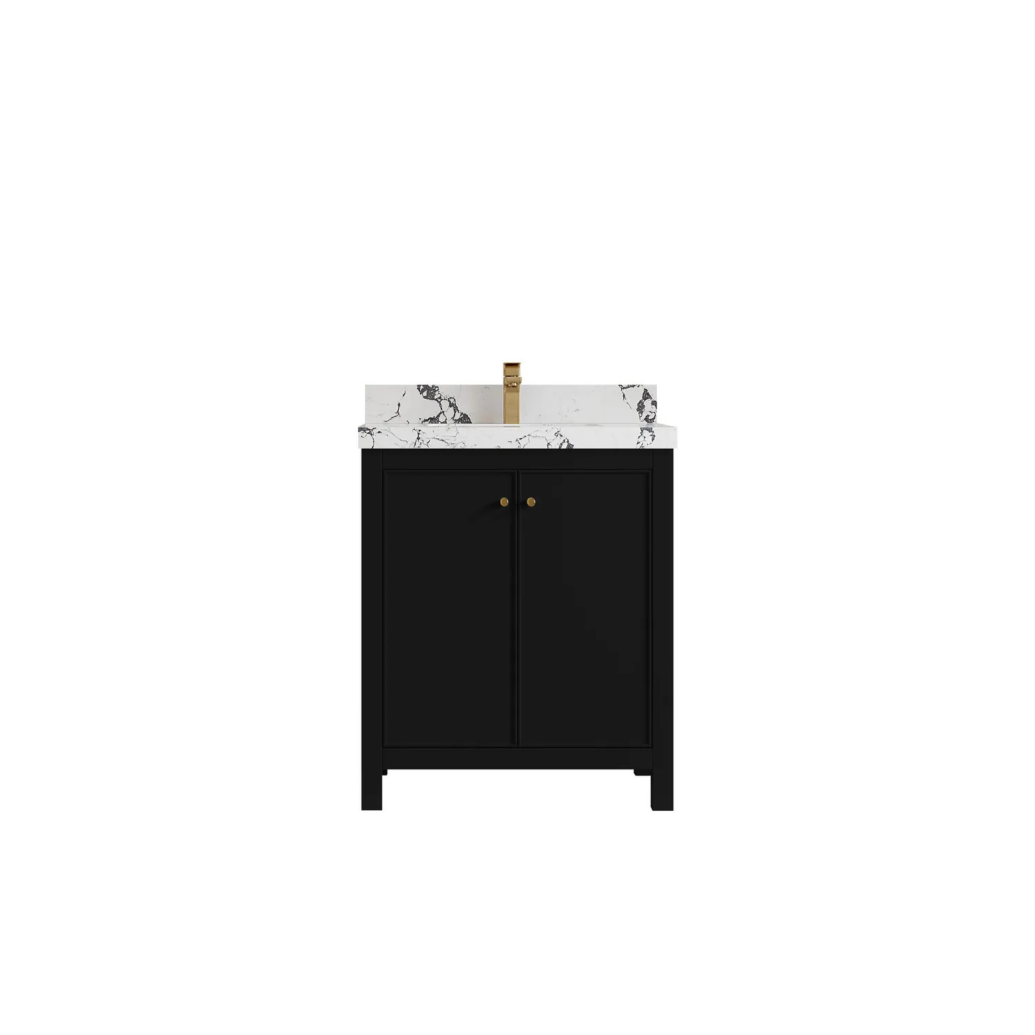 Willow Collections 30 in. W x 22 in. D Chicago Single Sink Bathroom Vanity with Countertop - Over... | Overstock