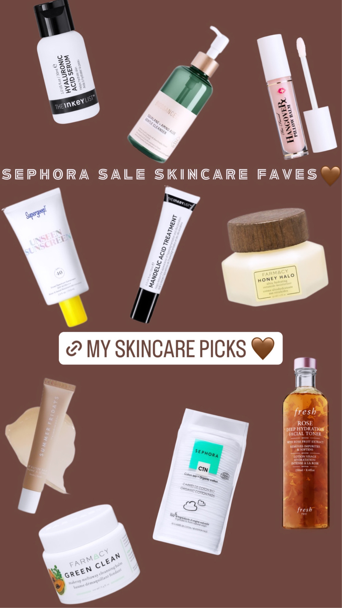 THE SEPHORA SALE IS HERE!!!!
•
I’ll be sharing my tried and true favorites over the next few days starting with skincare today! 
•
•
•
•
•
•
•
•
#sephora #sephorasale #sephoraskincare #blackwomenskincare #darkskin #sephorapicks #blackcreator #blacklifestylecreator #plussizecreator #ltksale

#LTKBeautySale #LTKunder50 #LTKbeauty