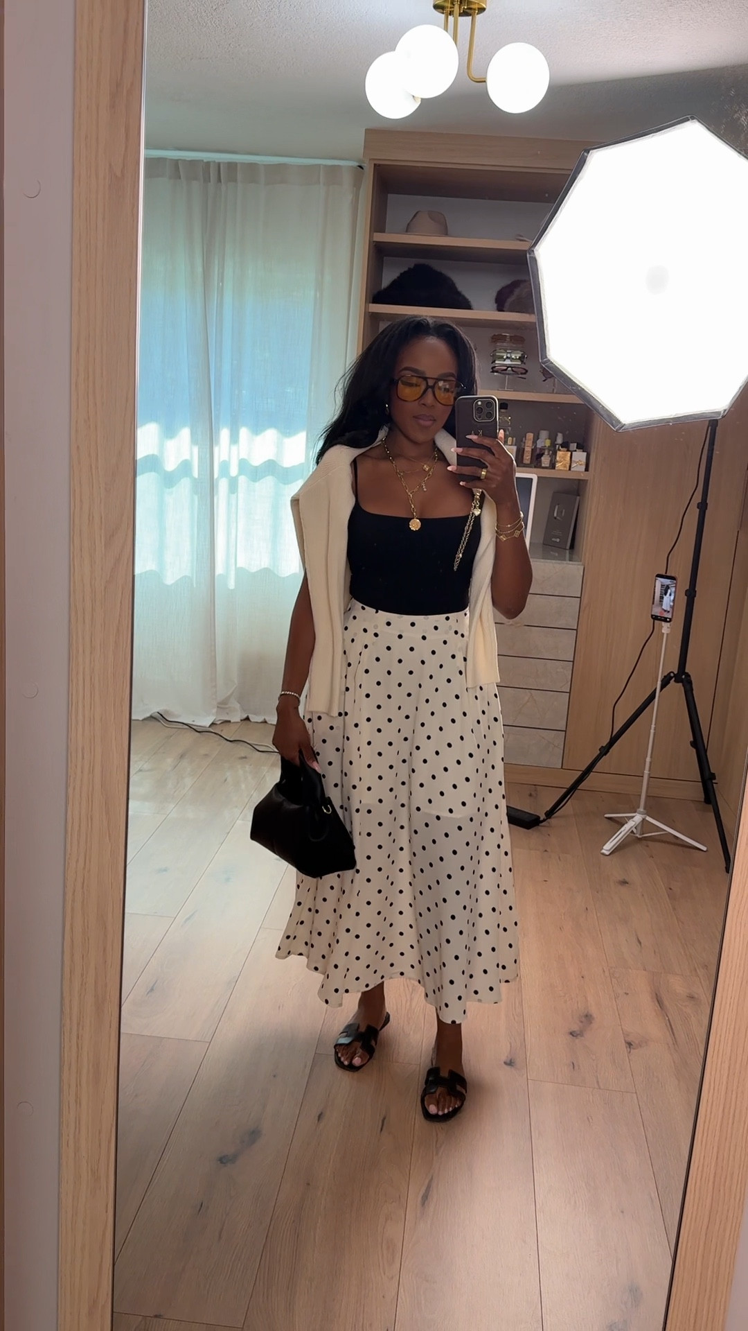 Scroll to shop this chic polka dot outfit.

Perfect for brunch, errands, or an easy everyday look.

📏 Measurements: 5’4”, 140 lbs, 34D bust, 27” waist, 40” hips

Follow me on Instagram and YouTube @kirasfashionfinds

#LTKgrwm #LTKvlog #LTKootd