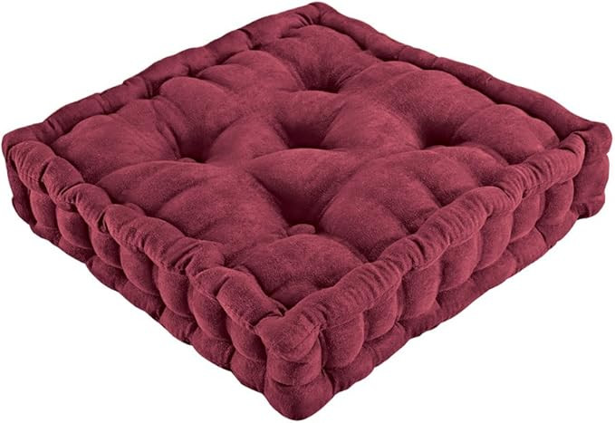 Collections Etc Tufted Padded Boosted Cushion and Support - Plush Seating for Chair with Carrying... | Amazon (US)