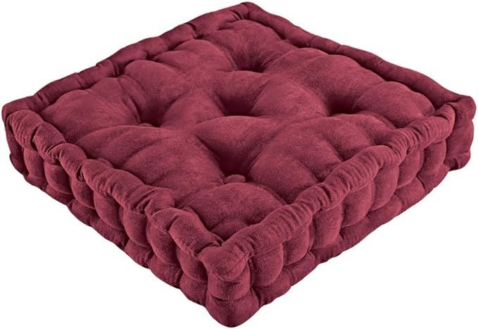 Collections Etc Tufted Padded Boosted Cushion and Support - Plush Seating for Chair with Carrying... | Amazon (US)