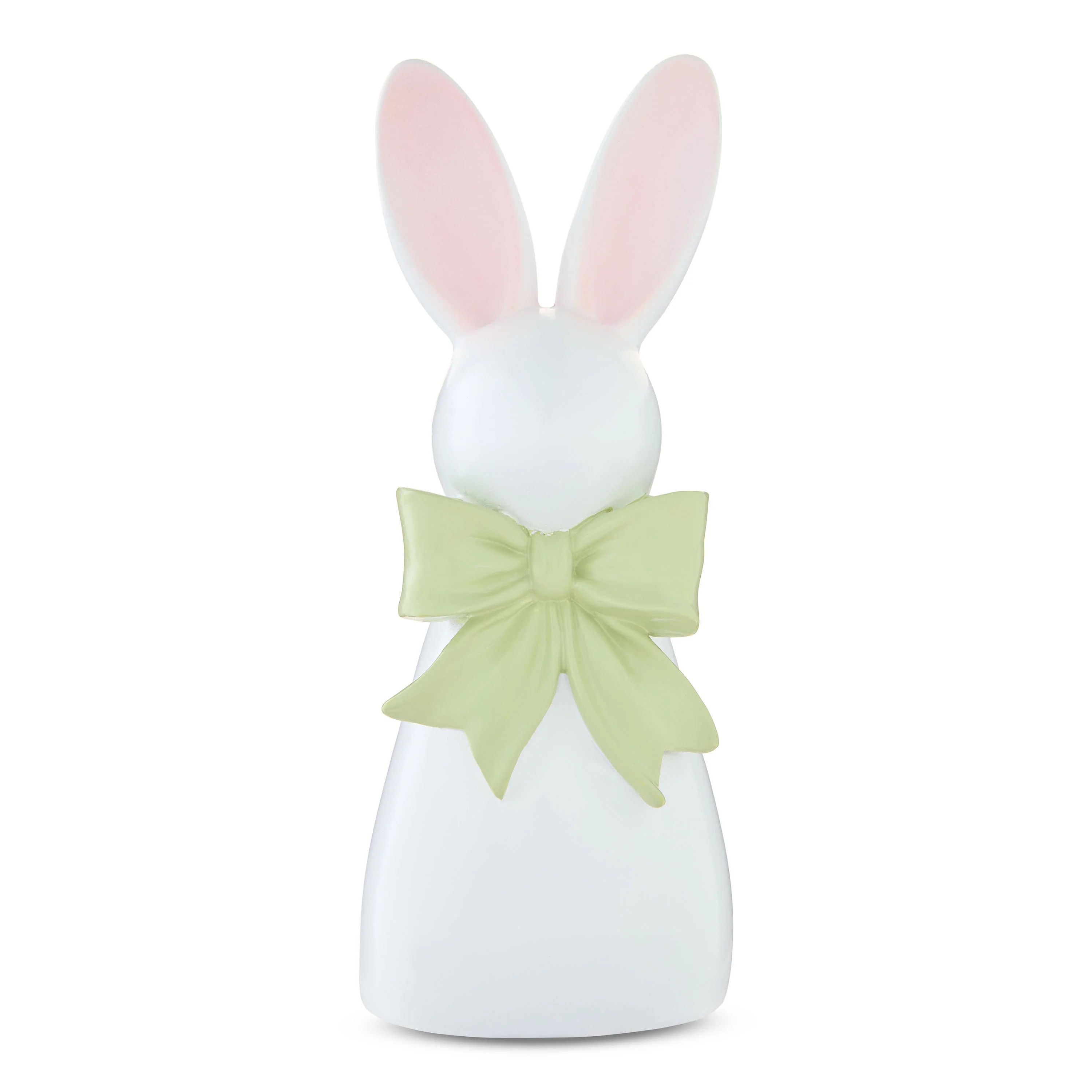 Resin Bunny with Bow Tabletop Decoration, Green and White, 6", Easter by Way To Celebrate | Walmart (US)