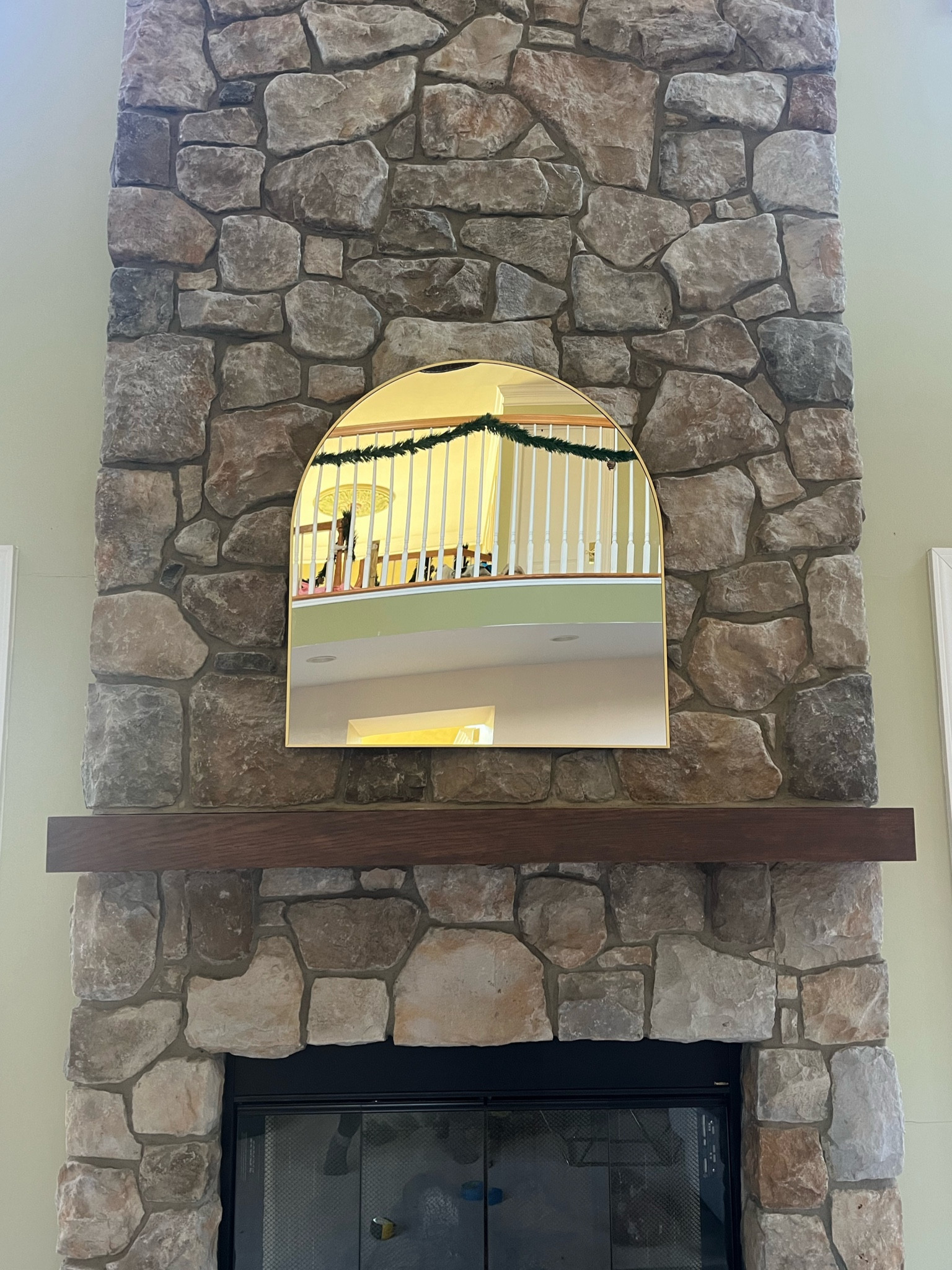 This brass arch mirror over my mantle is everything 😍 and it's affordable! 

Living room, affordable decor, Amazon find, arch mirror, brass mirror, gold mirror, chimney, interior decor

#LTKhome #LTKVideo #LTKfindsunder100