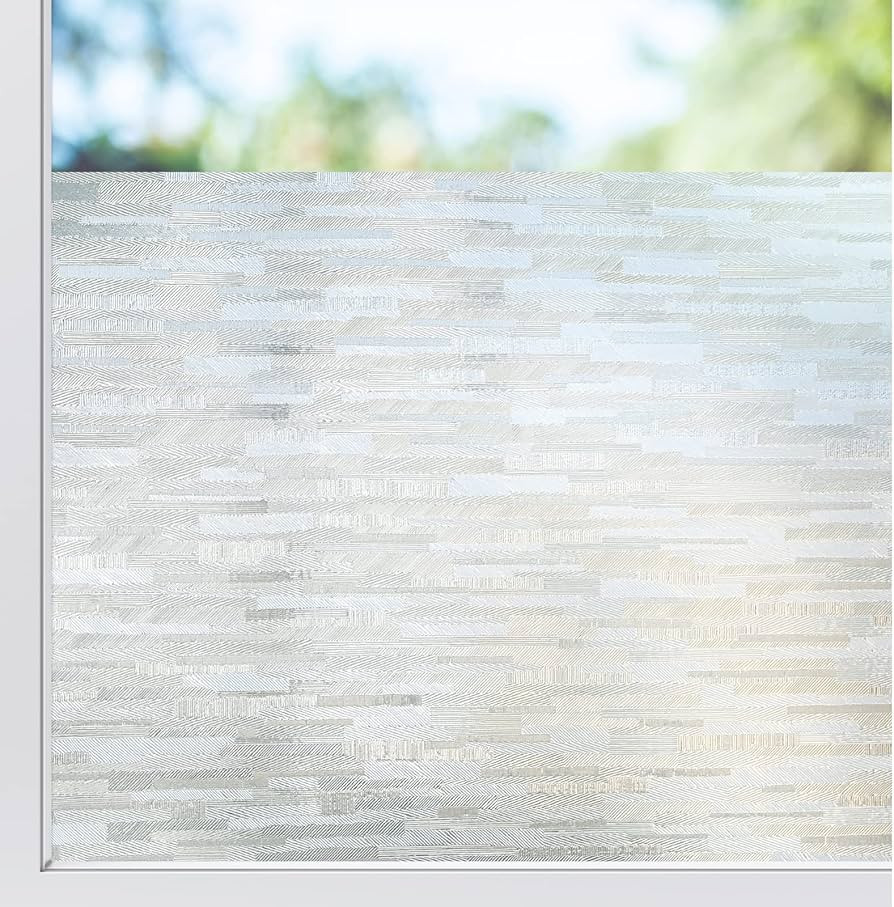 rabbitgoo Window Privacy Film, No Glue Frosted Glass Film, Static Cling UV Blocking Non Adhesive ... | Amazon (US)