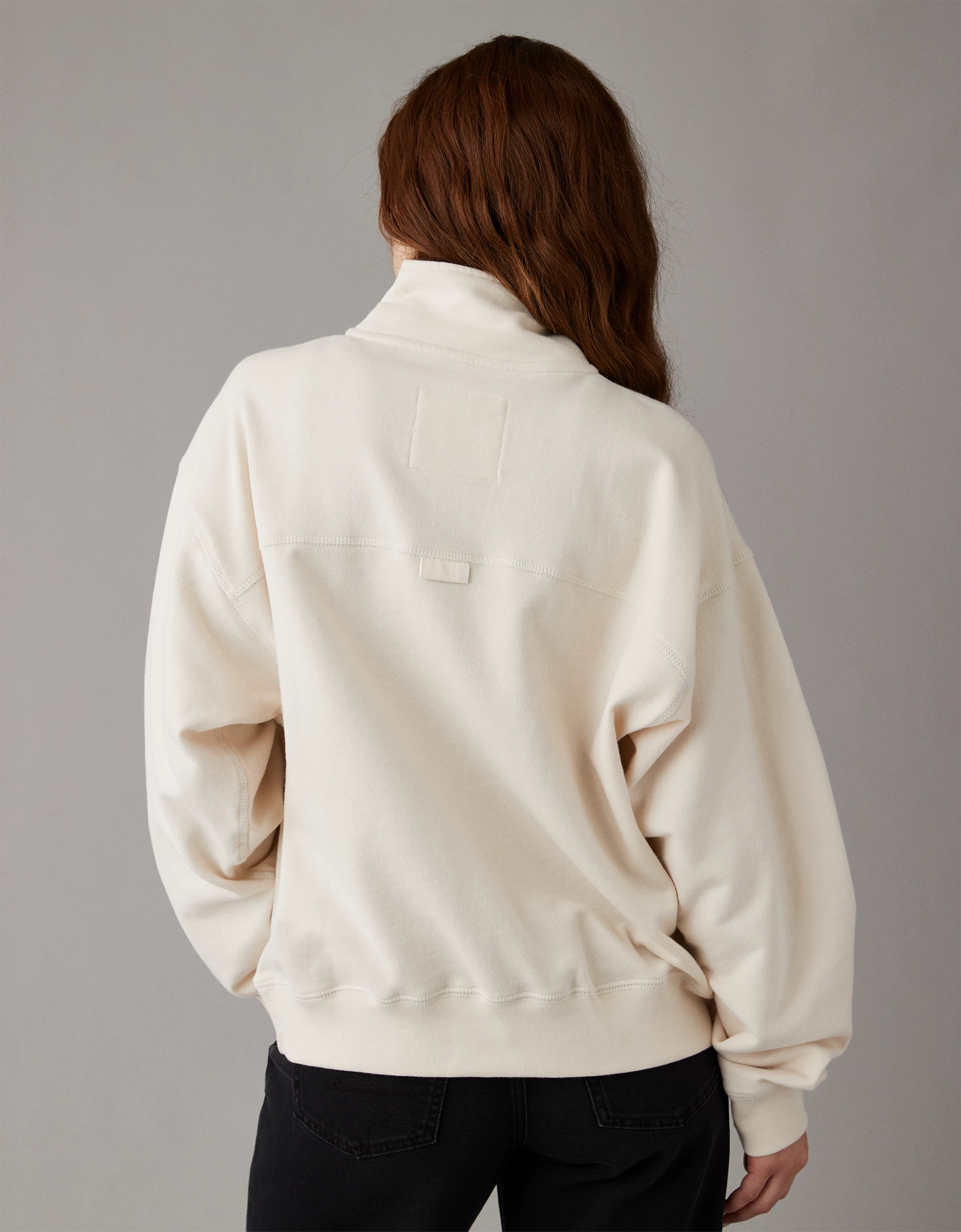 AE Quarter-Zip Fleece Sweatshirt | American Eagle Outfitters (US & CA)