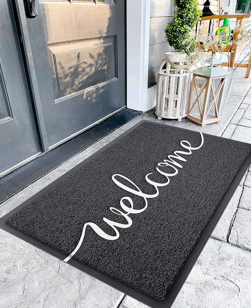 Funny Welcome Mats Outdoor/Indoor, Front Door Mat Outdoor Entrance, Indoor Outdoor Mats for Home ... | Amazon (US)
