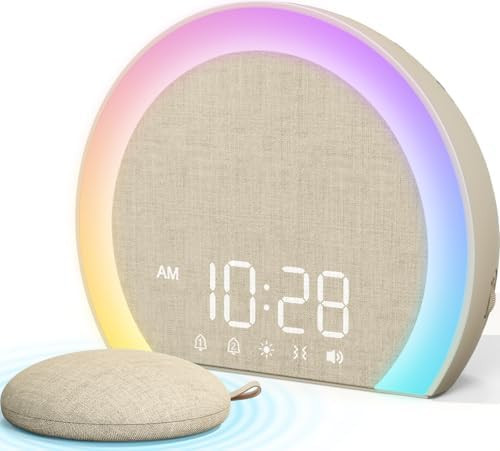 ANJANK Loud Alarm Clock with Wireless Bed Shaker, Vibrating Dual Alarm with Light Wake Up for Hea... | Amazon (US)