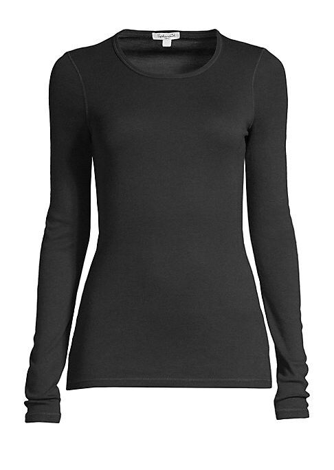 Splendid Women's Long-Sleeve Top - Black - Size Medium | Saks Fifth Avenue