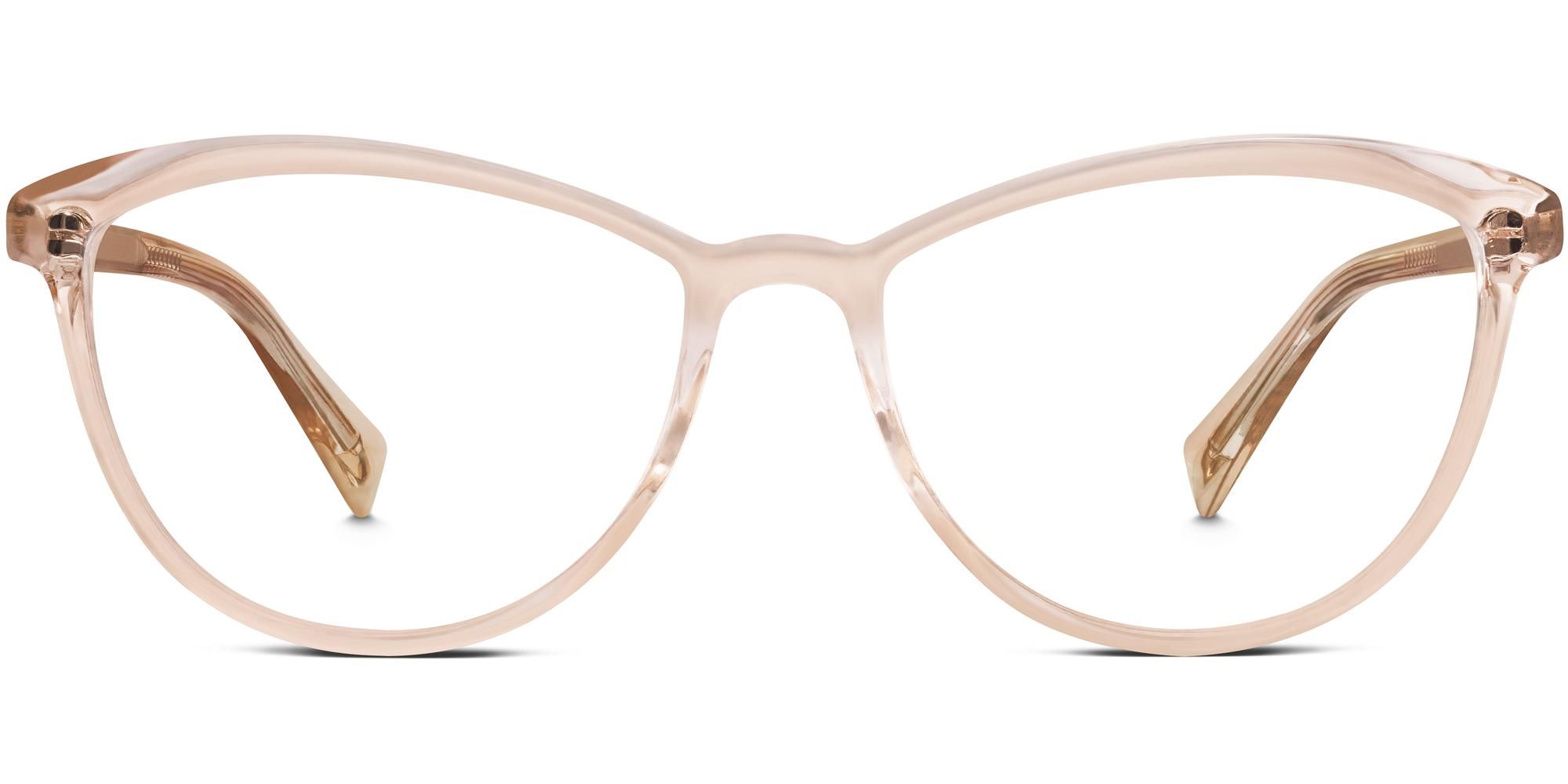 Louise Wide Eyeglasses in Elderflower Crystal for Women | Warby Parker