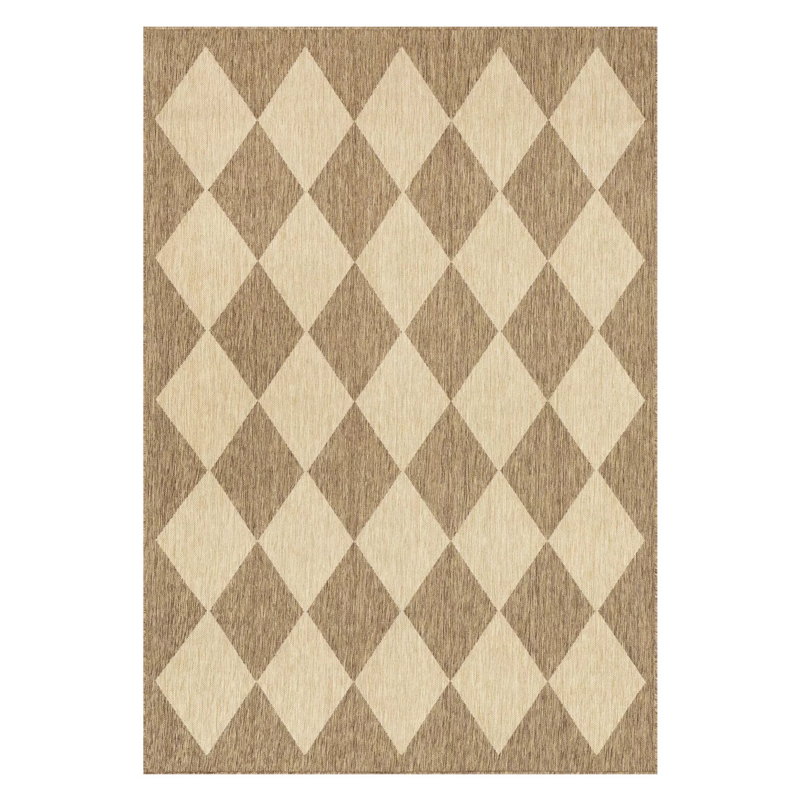 Rugs USA Sabina Diamond Trellis Indoor / Outdoor Area Rug, Brown | Kohl's