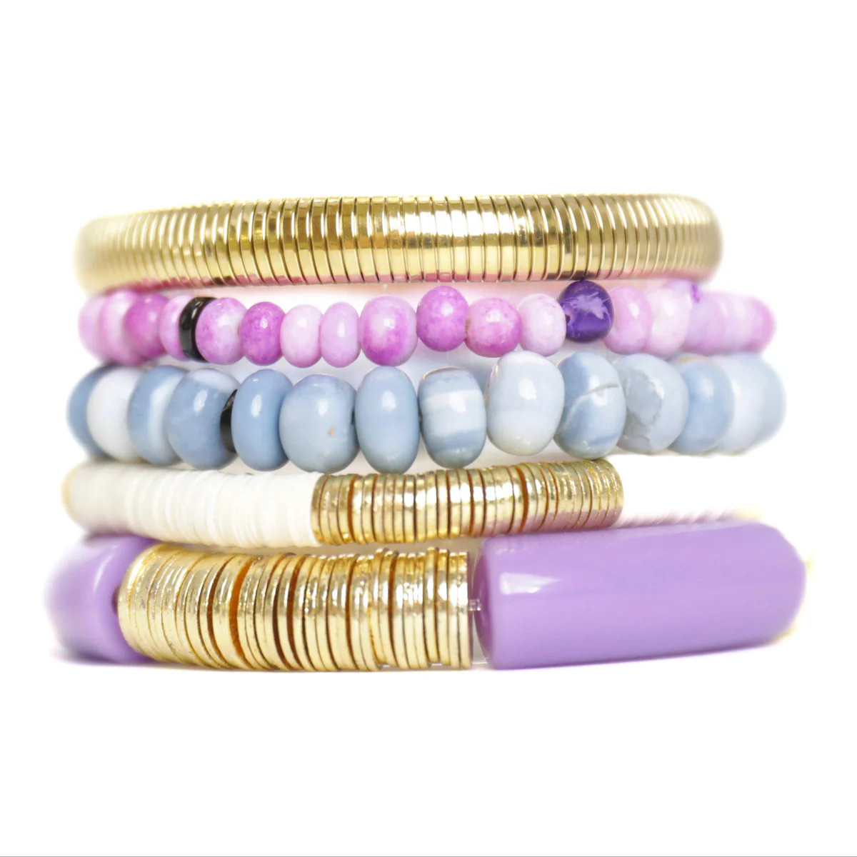 Blissful Blooms Bracelet Stack | Allie + Bess
