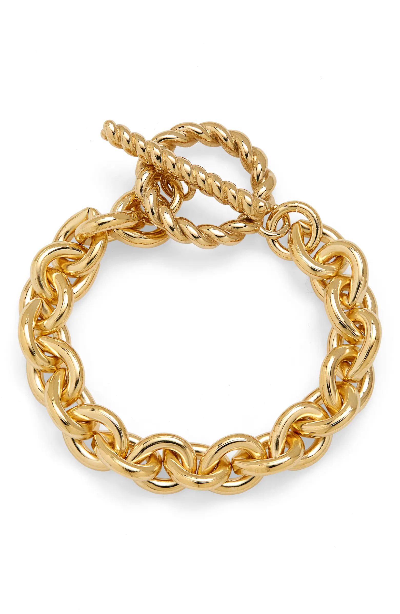 Braided Toggle Chain Bracelet | Nordstrom