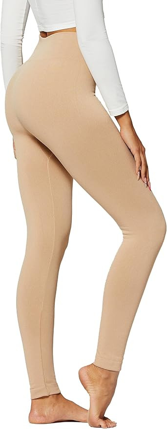 Women’s Fleece Lined Leggings - Ultra-Soft - 20+ Colors (Available in Plus Size) | Amazon (US)