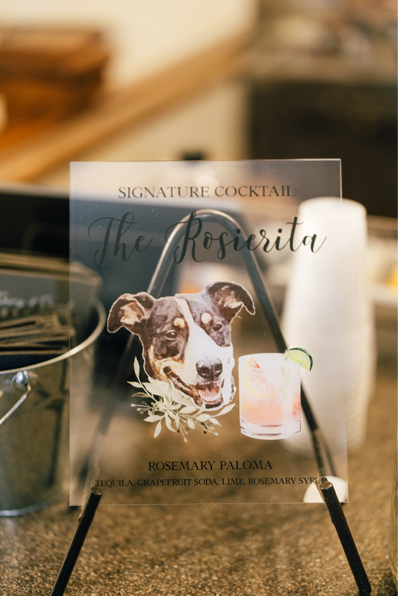 Sharing some of our favorite Etsy wedding items—starting with this custom acrylic sign for our signature cocktail named after our dog, Rosie 🍹

#LTKParties #LTKWedding #LTKFindsUnder100