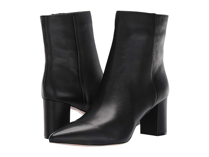 J.Crew Leather Pointy Toe Maya Boot (Black) Women's Shoes | Zappos