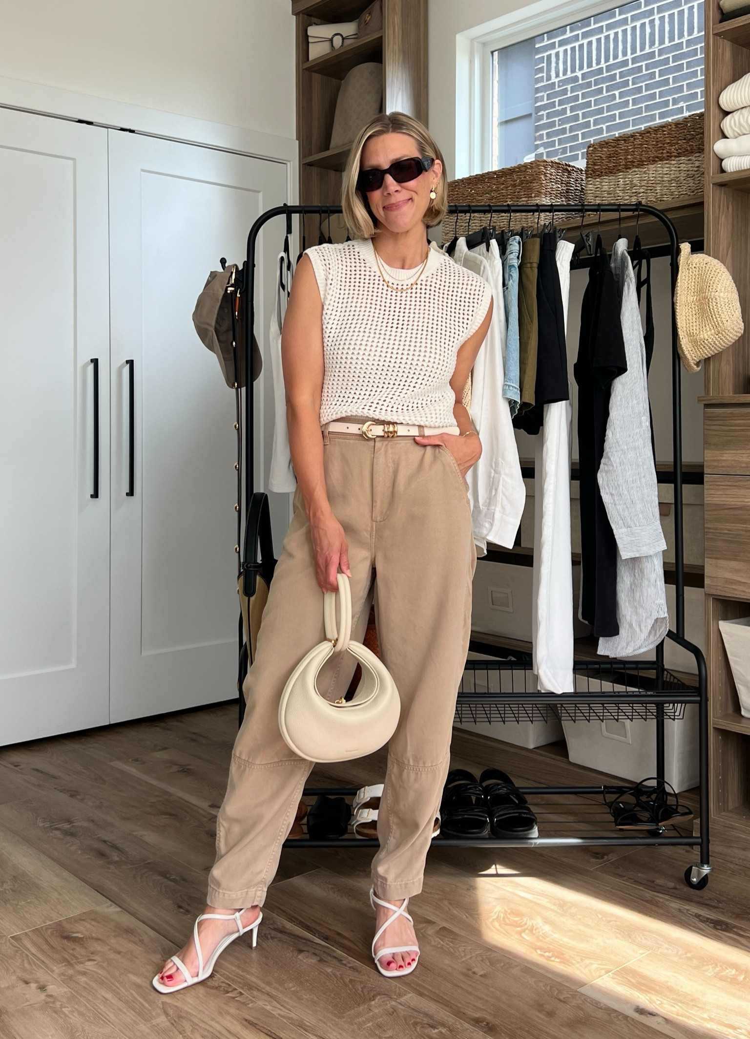 Wearing 2 tencel pants, small crochet tank, small belt, heels tts

#LTKFindsUnder100 #LTKFindsUnder50 #LTKStyleTip