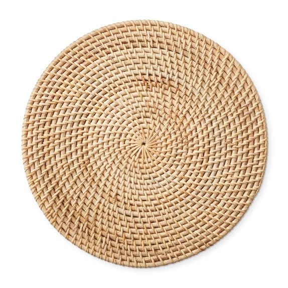 Light Woven Charger | Williams-Sonoma
