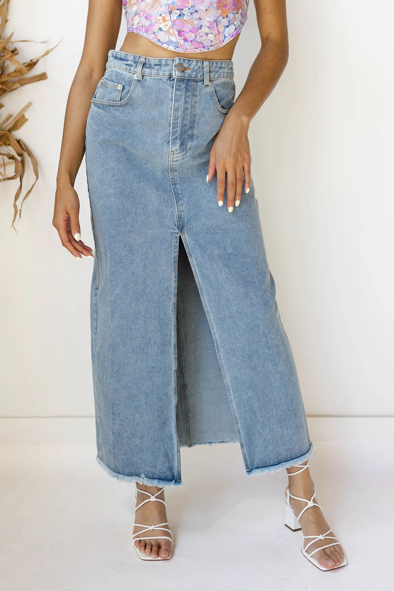 mendoza denim skirt | mode