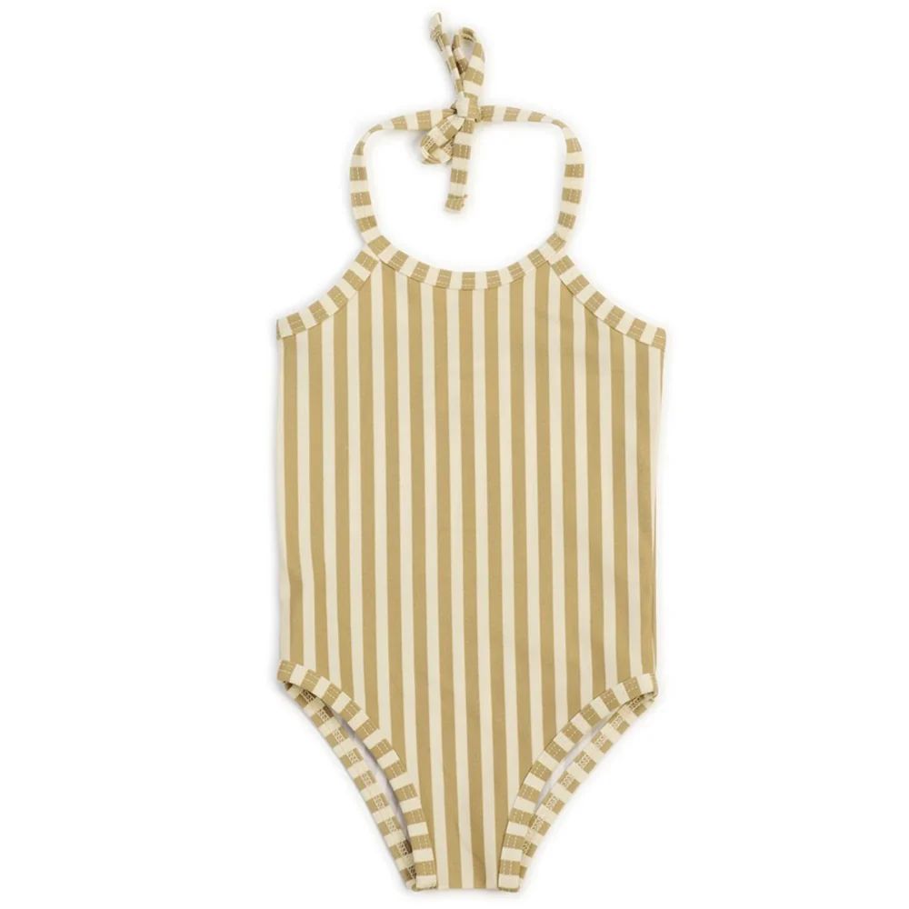 One Piece Swimsuit, Stripe Honey | SpearmintLOVE