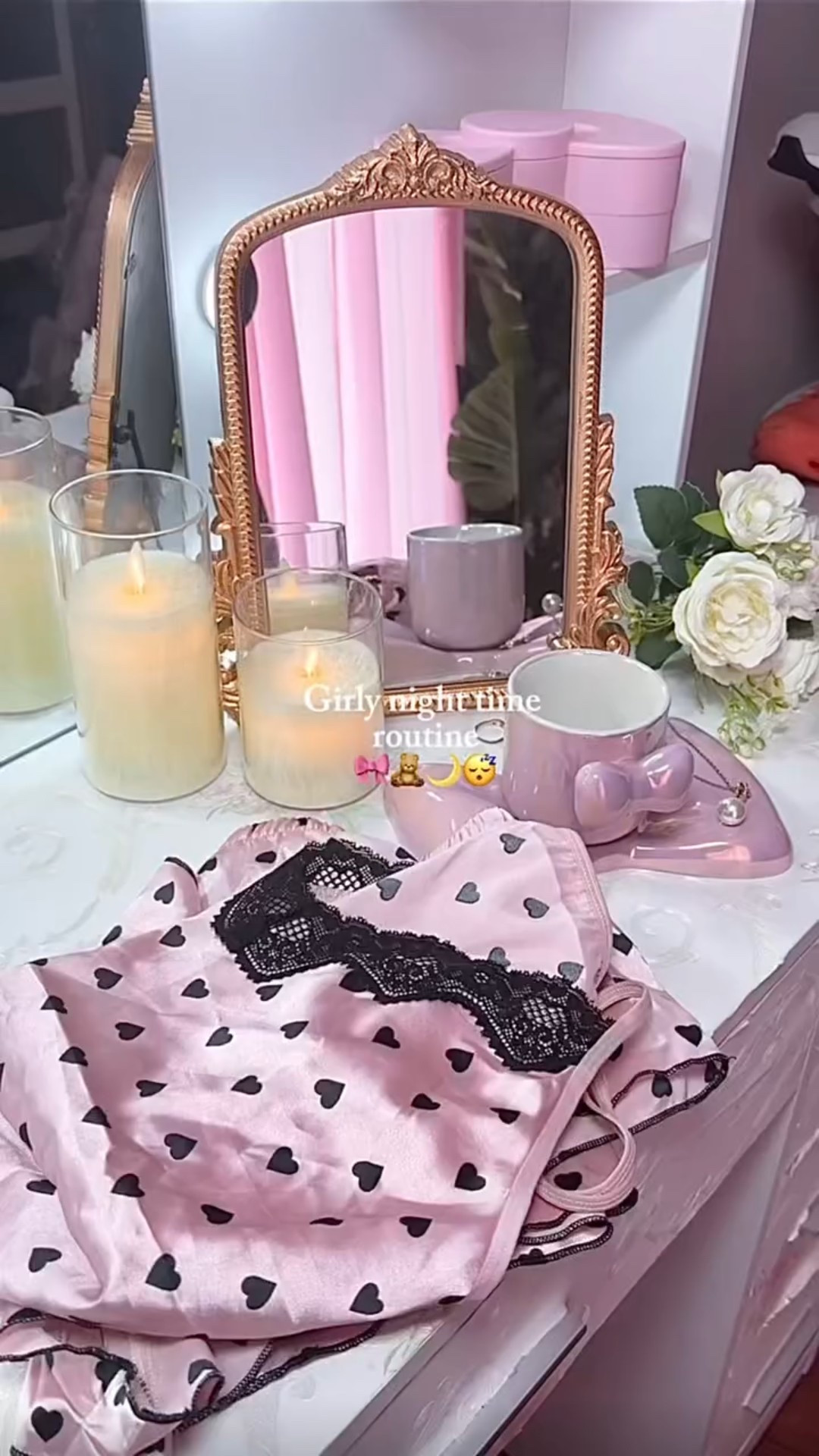 Girly night time routine with @skinfood_global 🌸🧸

This rice collection OMG my skin feels so good! So bright, glowy, and moisturized! If you are struggling with hyperpigmentation, uneven skin tone, or even dull skin! I HIGHLY recommend using this collection! In just one use, I already see a difference! 😱🩷

Products used:

Rice brightening pads
Rice brightening toner
Rice brightening serum 
Rice brightening cream

-
-
#Kbeauty #tonerpads #skinfood #riceglow #glassskin #skincare #thatgirlaesthetic #thatgirl #vanity #vanitysetup #vanityreset #reset #resetwithme #resetroutine #pinterestinspired #pinterestaesthetic #nighttimeroutine #nightvibes

#LTKBeauty #LTKFindsUnder100 #LTKFamily