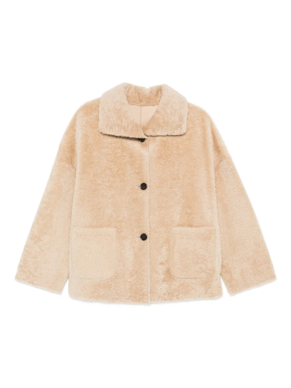 Arma Isabella Reversible Shearling Coat | Neutrals | FARFETCH | Farfetch Global