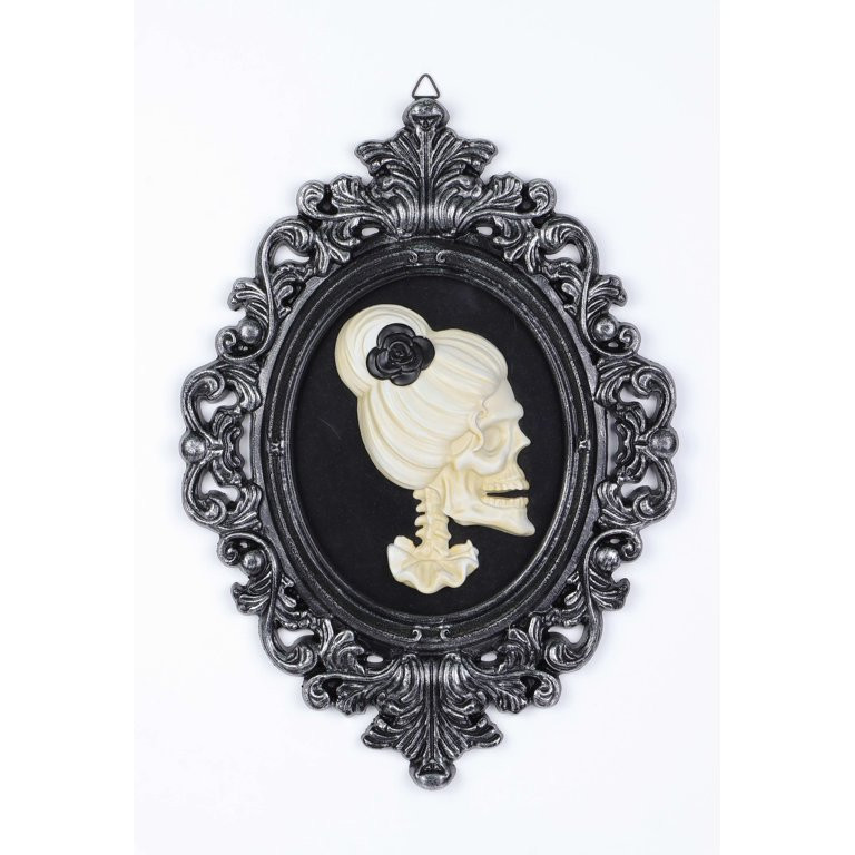 Way To Celebrate Halloween Wall Decor, Skull Frame | Walmart (US)