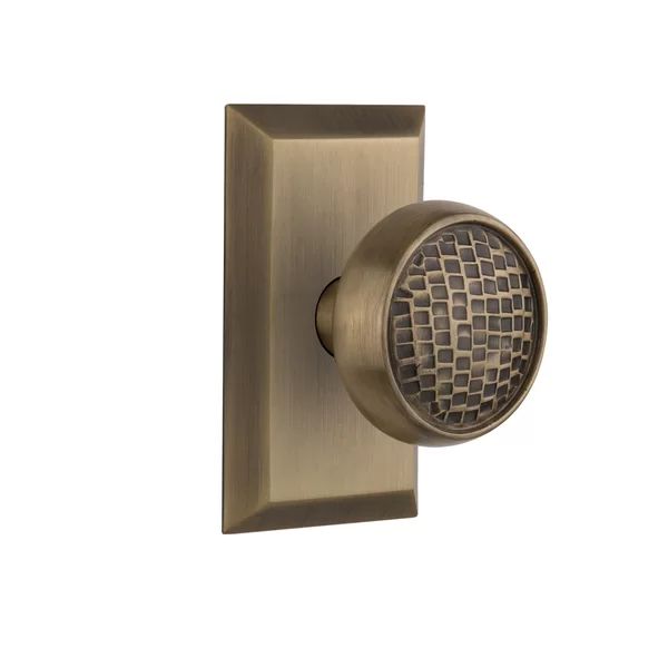 Craftsman Privacy Door Knob with Studio Plate | Wayfair North America
